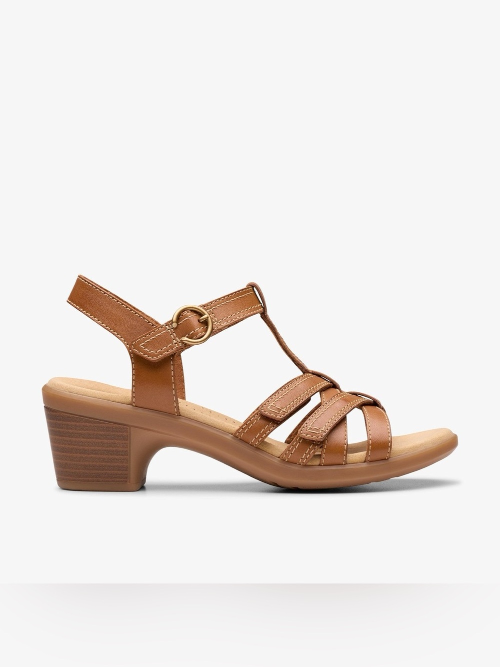 Clark’s Emily2 Rose Tan Strappy Sandals